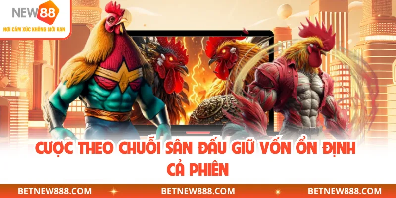 Cược theo chuỗi sân đấu giữ vốn ổn định cả phiên